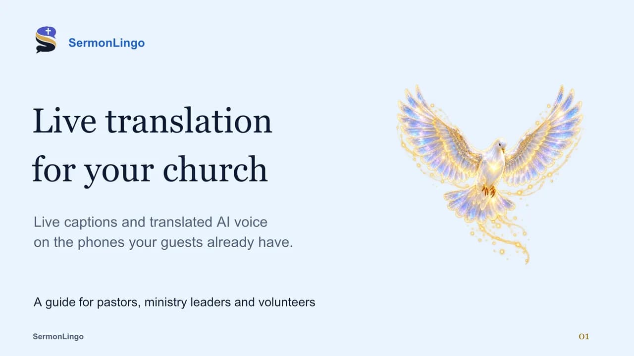 SermonLingo leadership presentation cover